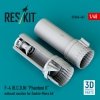 RESKIT RSU48-0467 F-4 (B, C, D, N) Phantom II exhaust nozzles for Zoukei-Mura kit (3D Printed) (1/48)